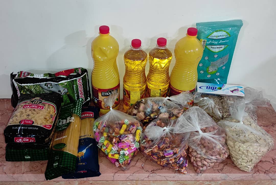 باز هم مثل همیشه سبد کالای یلدای 1400 بین مددجویان توزیع شد.